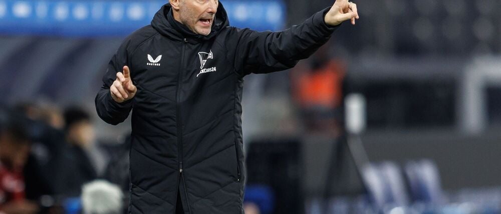 Hertha-Coach Leitl ist nach dem Trainingslager an der Algarve optimistisch. (Archivbild)