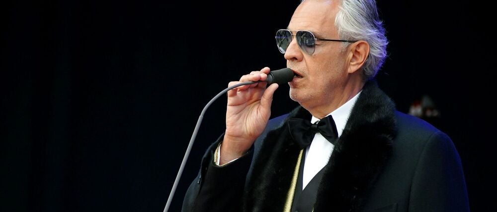 Andrea Bocelli wird bei der Eröffnungsfeier der Olympischen Winterspiele auftreten. (Archivbild) 