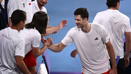 Hubert Hurkacz gewann im Finale des United Cups gegen Stan Wawrinka.