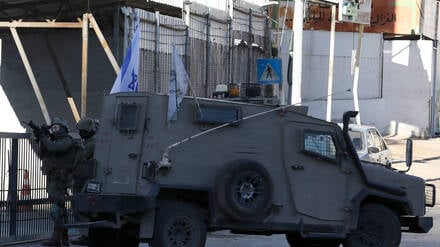 January 11, 2026, Nablus, West Bank, Palestine: January 8, 2026, The Israeli army has imposed a siege around the Old City of Nablus following the injury of an Israeli soldier during an armed clash with Palestinian fighters earlier this morning...Local Palestinian sources reported that armed clashes erupted after an Israeli special forces unit raided the Old City of Nablus at dawn today. The unit was discovered by residents, prompting Palestinian fighters to open fire on the Israeli forces Nablus Palestine - ZUMAd99_ 20260111_zap_d99_010 Copyright: xMohammedxTurabix