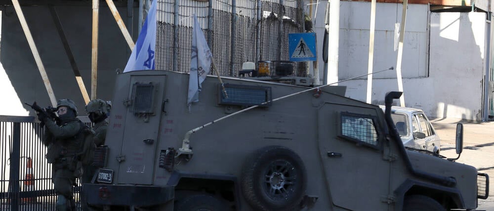 January 11, 2026, Nablus, West Bank, Palestine: January 8, 2026, The Israeli army has imposed a siege around the Old City of Nablus following the injury of an Israeli soldier during an armed clash with Palestinian fighters earlier this morning...Local Palestinian sources reported that armed clashes erupted after an Israeli special forces unit raided the Old City of Nablus at dawn today. The unit was discovered by residents, prompting Palestinian fighters to open fire on the Israeli forces Nablus Palestine - ZUMAd99_ 20260111_zap_d99_010 Copyright: xMohammedxTurabix