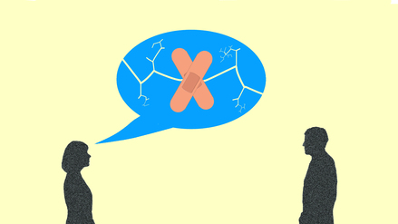 Reden als Heilungsmethode (Illustration)