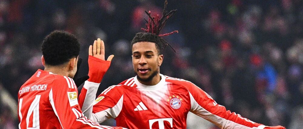 Machen dem FC Bayern viel Freude: Luis Díaz (l) und Michael Olise.