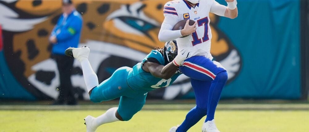 Josh Allen führte die Bills zum ersten Auswärtssieg in den Playoffs seit 1992.