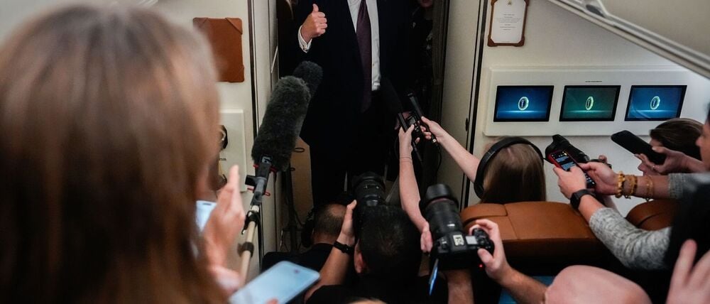 US-Präsident Trump übt Druck auf den Iran aus.  