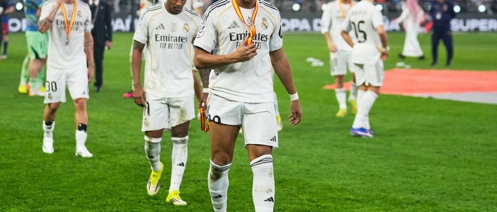 Kylian Mbappé sorgte mit einer Geste nach der Partie für Diskussionen.