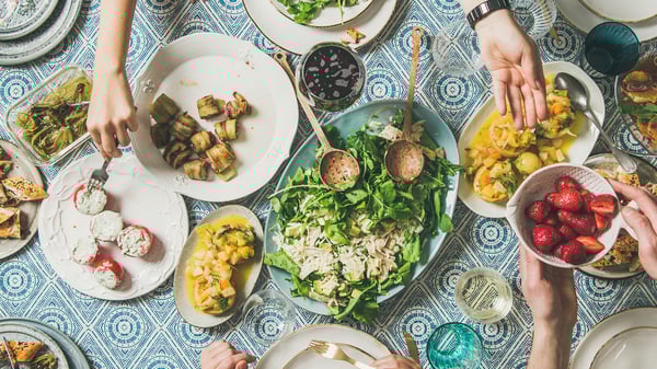 Eine mediterrane Ernährung kommt auch ohne Fleisch aus und schmeckt sogar gut.