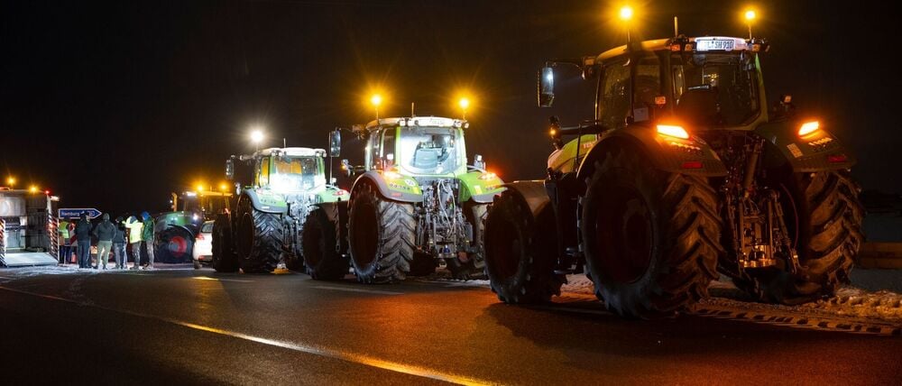 Der Landkreis hatte die geplanten Proteste der Bauern verboten. (Archivbild)