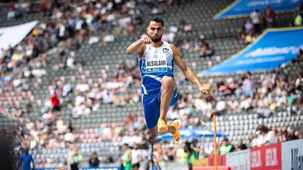 Leichtathlet Mohammad Amin Alsalami aus Hellersdorf möchte Olympia-Botschafter für Berlin werden / Foto: Camera4/ISTAF