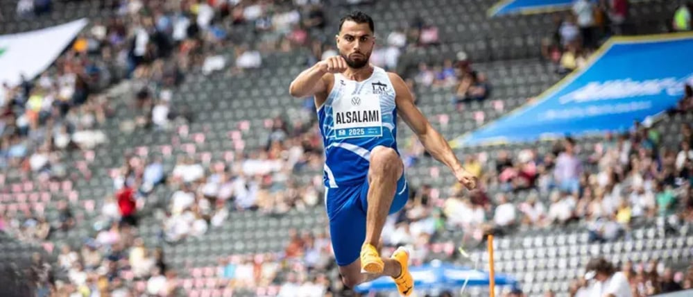 Leichtathlet Mohammad Amin Alsalami aus Hellersdorf möchte Olympia-Botschafter für Berlin werden / Foto: Camera4/ISTAF