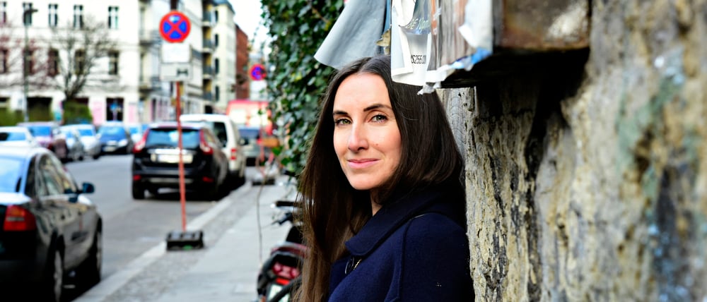 Mirna Funk in der Auguststraße in Berlin-Mitte