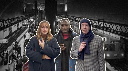 Montage zum Thema: Wie sicher fühlen Sie sich in Berlin?