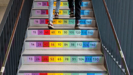 Welt der Zahlen: An der Maria-Leo-Schule in Pankow ist das Einmaleins allgegenwärtig.