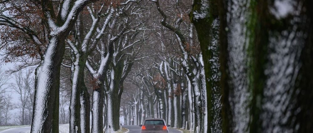 Eine Glatteiswarnung des Wetterdienstes gilt noch bis zum frühen Morgen in Brandenburg. (Symbolbild)