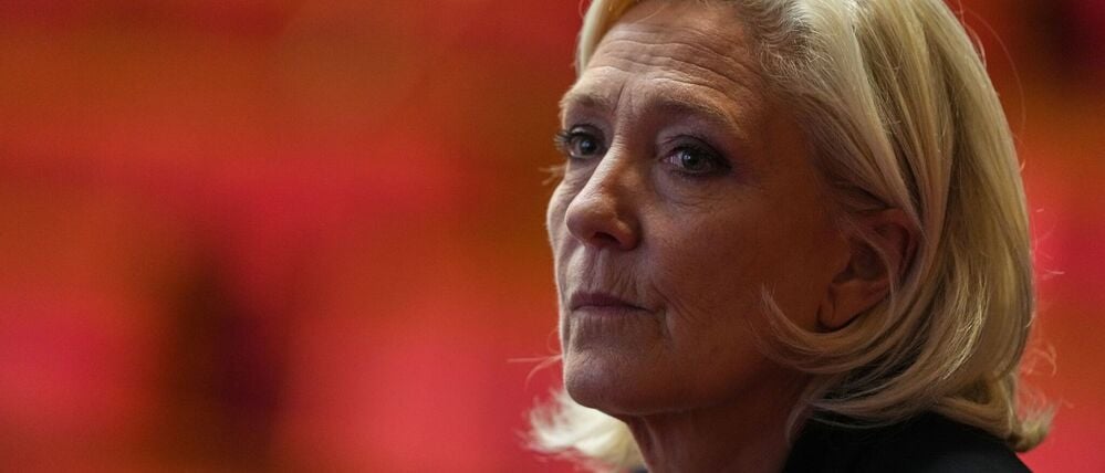 Marine Le Pen, Fraktionsvorsitzende des Rassemblement National (RN).