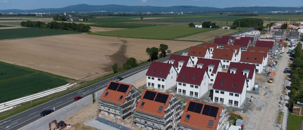 50 Hektar jeden Tag: Siedlung und Verkehr verbrauchen immer noch neue Flächen. 