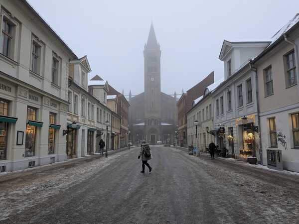 Schnee Eis Glätte Winter Potsdam