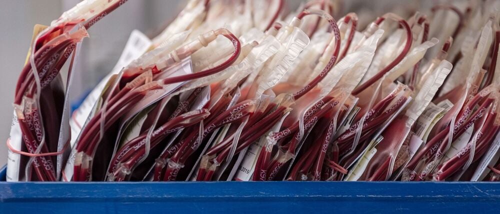 Winterwetter und Infekte lassen Blutspenden in Sachsen und Berlin/Brandenburg einbrechen. (Symbolbild)