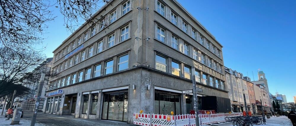 Altstadt Berlin Spandau , ehemaliges Ega Geschäftshaus Carl-Schurz-Straße