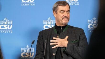 Markus Söder (CSU), Ministerpräsident von Bayern, spricht bei einer Pressekonferenz anlässlich der Winterklausur der CSU-Landtagsfraktion in Kloster Banz.