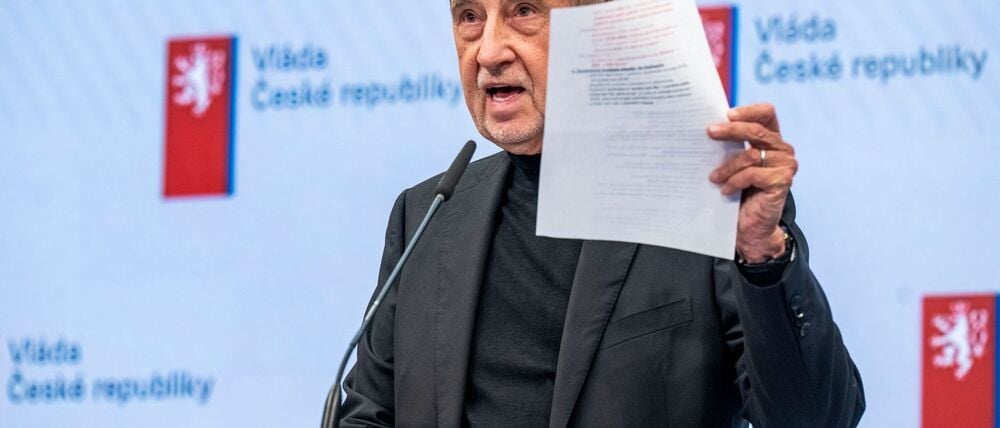 Tschechiens Ministerpräsident Babis steht vor erster Bewährungsprobe. 