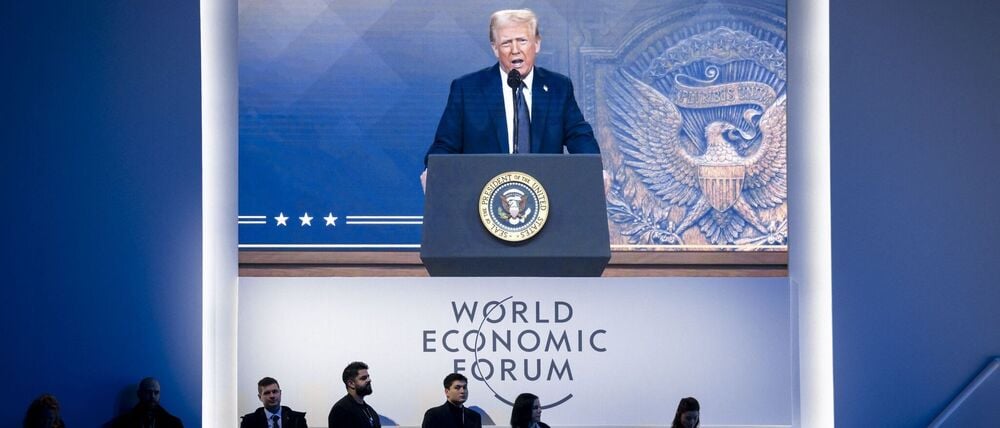 Im vergangenen Jahr hatte sich Trump zuschalten lassen. (Archivbild)