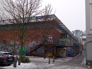Die Sporthalle der Grundschule an der Marie in Prenzlauer Berg.