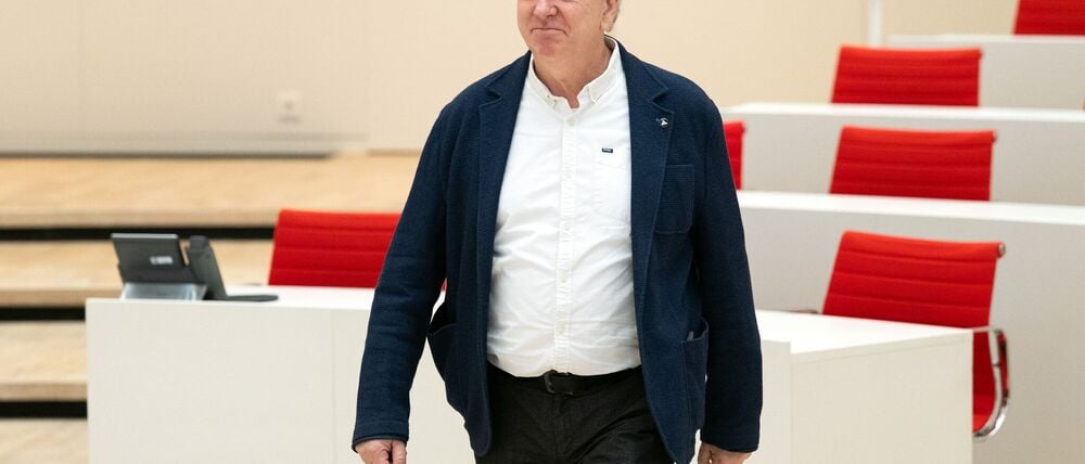 Der bisherige Brandenburger BSW-Abgeordnete André von Ossowski will eine Gruppe im Landtag gründen (Archivbild). 