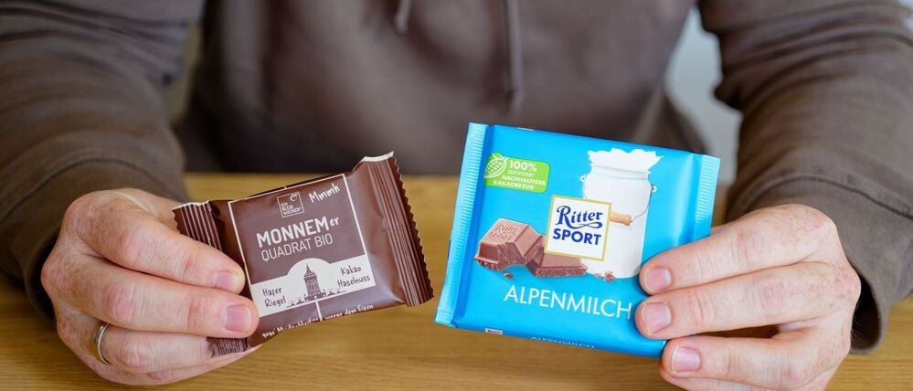 Ritter Sport sieht durch den Haferriegel nach eigenen Angaben seine Marke bedroht. (Archivbild)