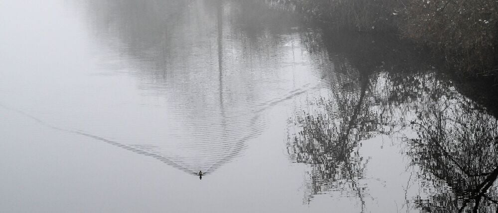 Der DWD prognostiziert neben anhaltender Glätte auch Nebel.