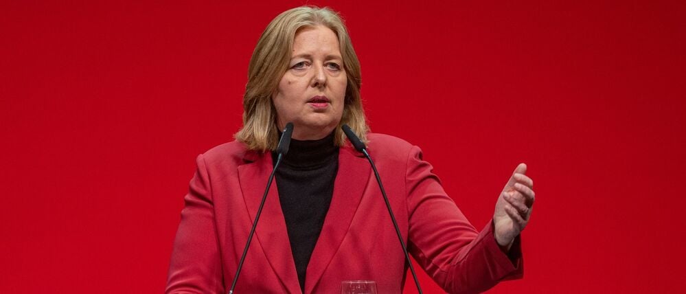 Bärbel Bas, Bundesministerin für Arbeit und Soziales und Co-Parteivorsitzende der SPD. 
