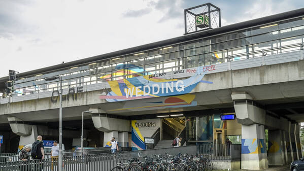 S-Bahnhof Wedding, Müllerstraße, Mitte, Berlin, Deutschland