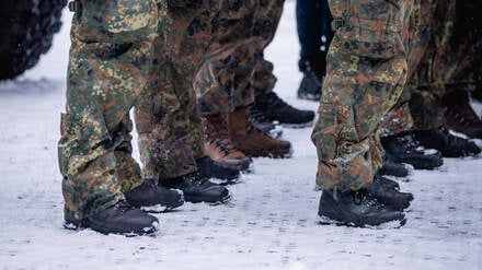 Bundeswehrsoldaten der Panzerbrigade Litauen.