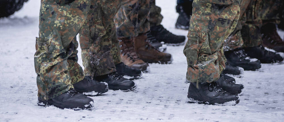 Bundeswehrsoldaten der Panzerbrigade Litauen.