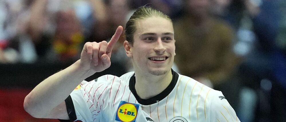 ARCHIV - 15.01.2025, Dänemark, Herning: Handball: WM, Deutschland - Polen, Vorrunde, Gruppe A, 1. Spieltag in der Jyske Bank Boxen. (zu dpa: «Kniffliger EM-Start: DHB-Team droht ein «Handball-Cordoba»») Foto: Sören Stache/dpa +++ dpa-Bildfunk +++