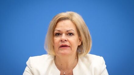 Nancy Faeser (SPD), ehemalige Bundesministerin des Innern und für Heimat.
