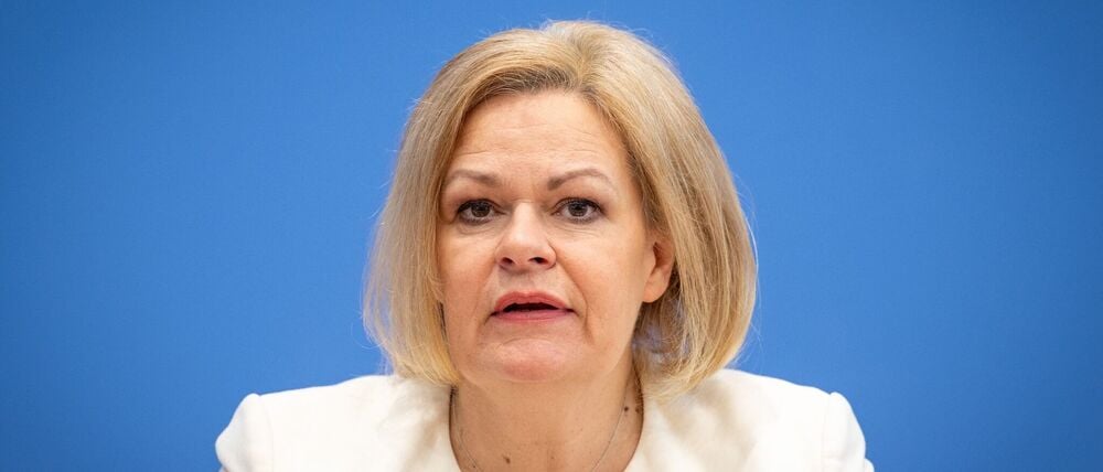 Nancy Faeser (SPD), ehemalige Bundesministerin des Innern und für Heimat.
