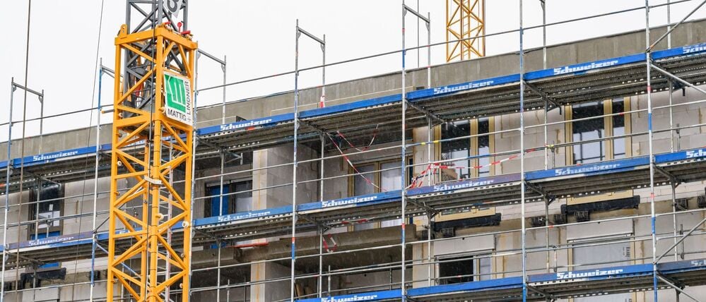 Wohnungsbau in Cottbus: Insgesamt wird in Deutschland weiterhin viel zu wenig gebaut.