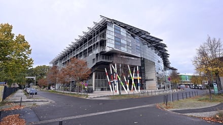  Die Konrad-Wolf-Filmuniversität in Babelsberg.