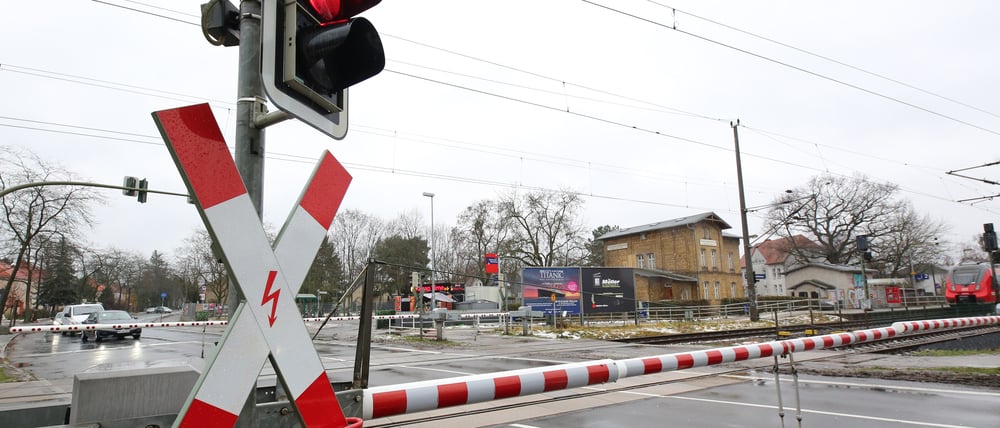 Bahnübergang Medienstadt Babelsberg