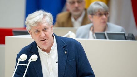 Drei frühere Brandenburger BSW-Landtagsabgeordnete - darunter André von Ossowski - wollen eine eigene Gruppe bilden (Archivbild).