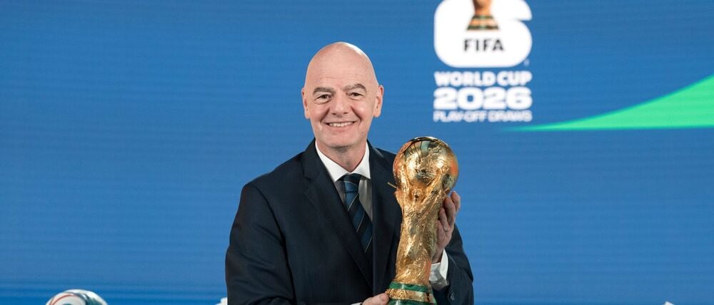 Gianni Infantino zeigt sich glücklich über die Zahl der Ticketanfragen für die WM. (Archivbild)