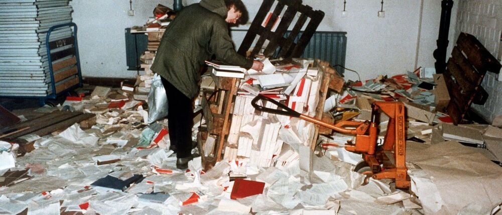 Bei der Besetzung der Stasi-Zentrale ging einiges zu Bruch. (Archivbild)