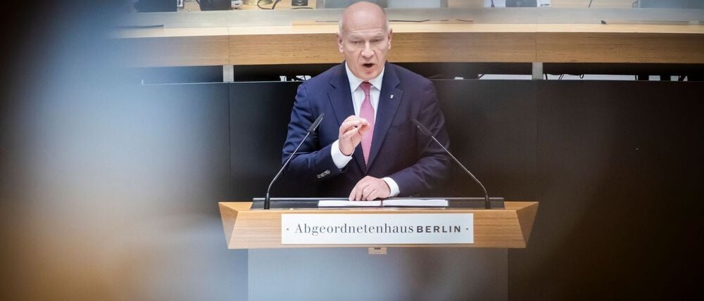 Nach der Regierungserklärung von Kai Wegner (CDU) im Abgeordnetenhaus wird eine kontroverse Debatte erwartet. (Archivbild)