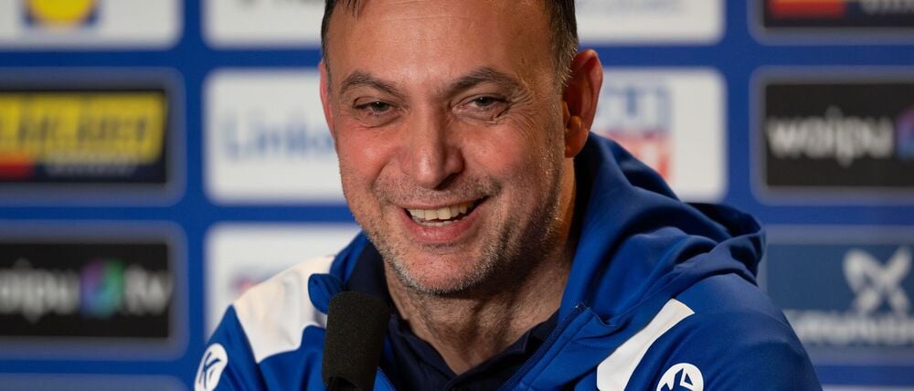 Italiens Nationaltrainer Bob Hanning hat einen Vertrag bis 2029. (Archivbild)