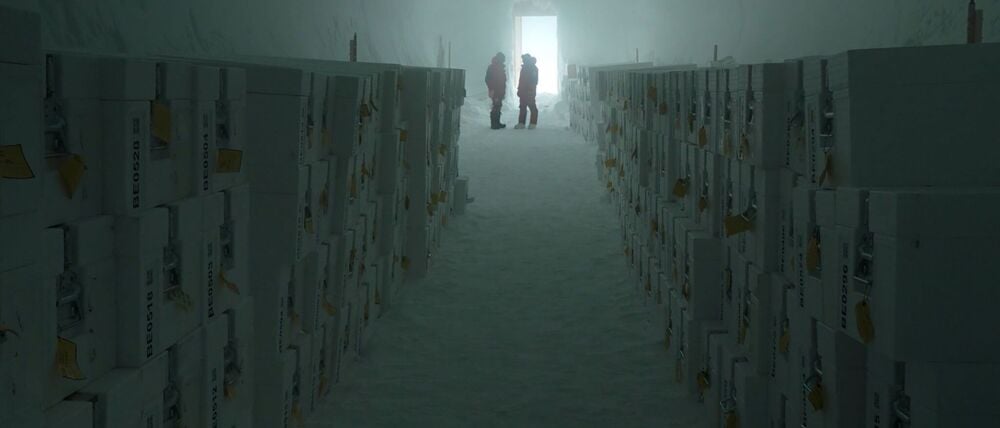 Ein Blick ins Innere der Eiskammer.