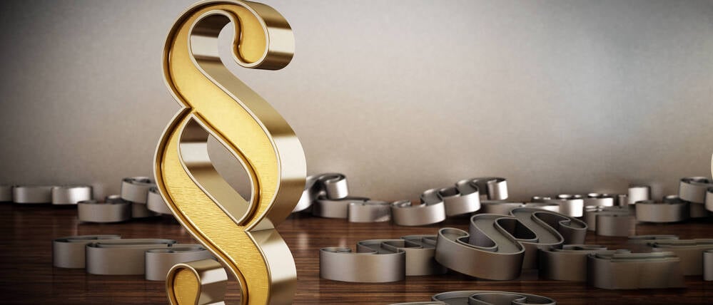 Gold paragraph symbol standing out among iron icons. 3D illustration Gold paragraph symbol standing out among iron icons. 3D illustration. Copyright: xZoonar.com/CigdemxSimsekx 20673776