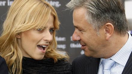 Eva Padberg und Klaus Wowereit
