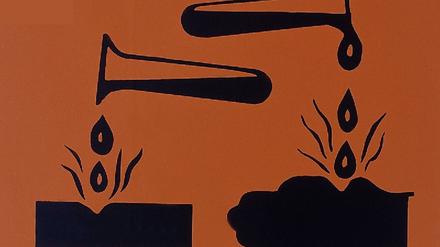 Säure-Schild