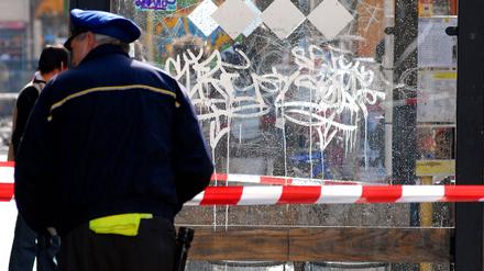 Flusssäure Graffiti